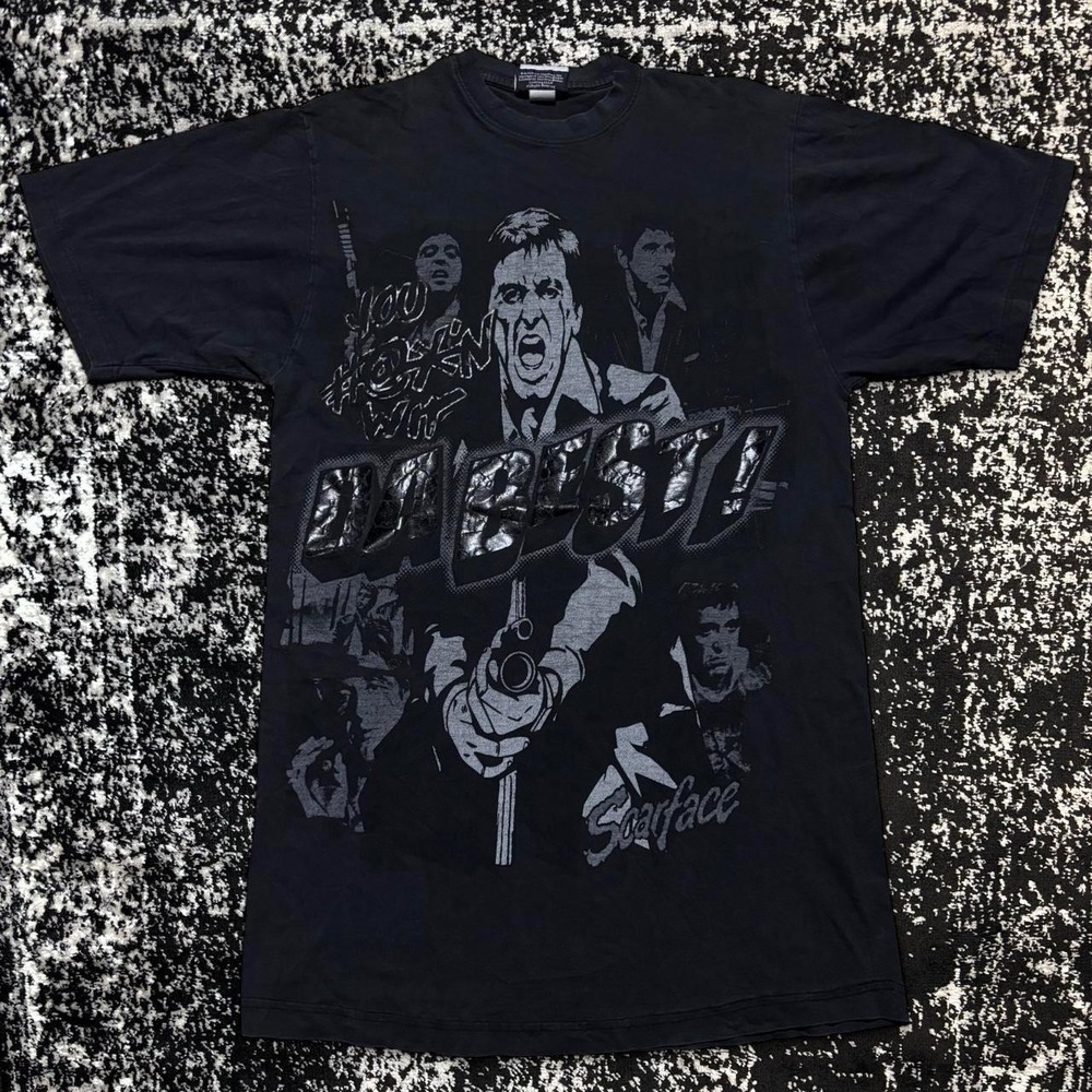 vintage y2k baggy scarface movie promo T shirt